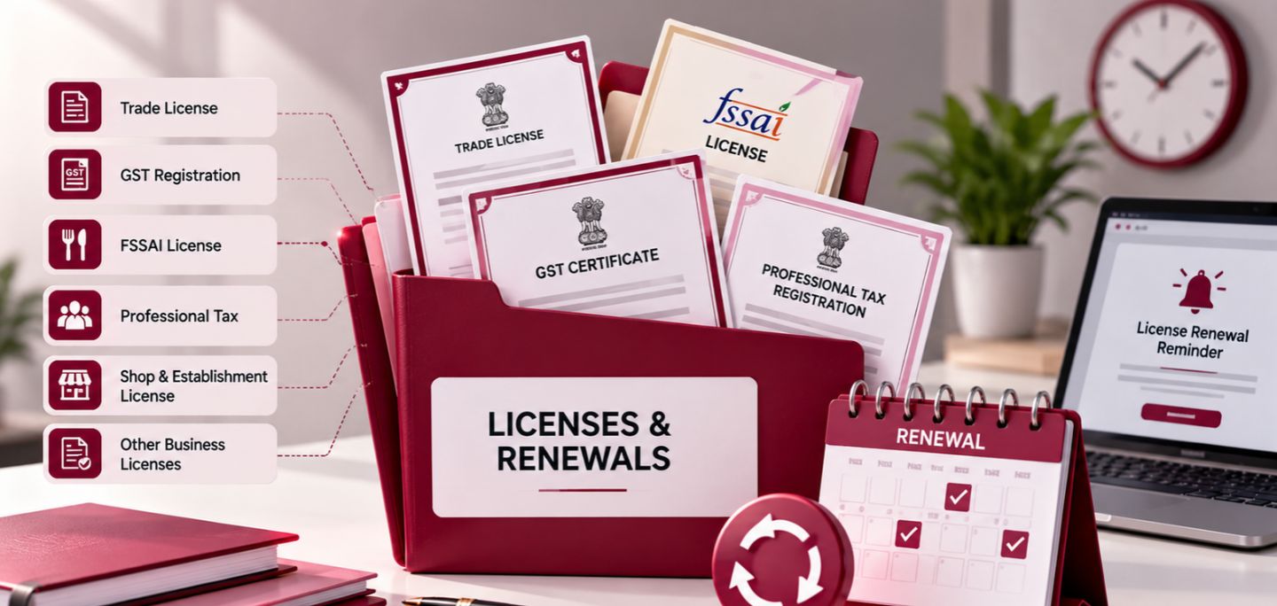 Licenses & Renewals