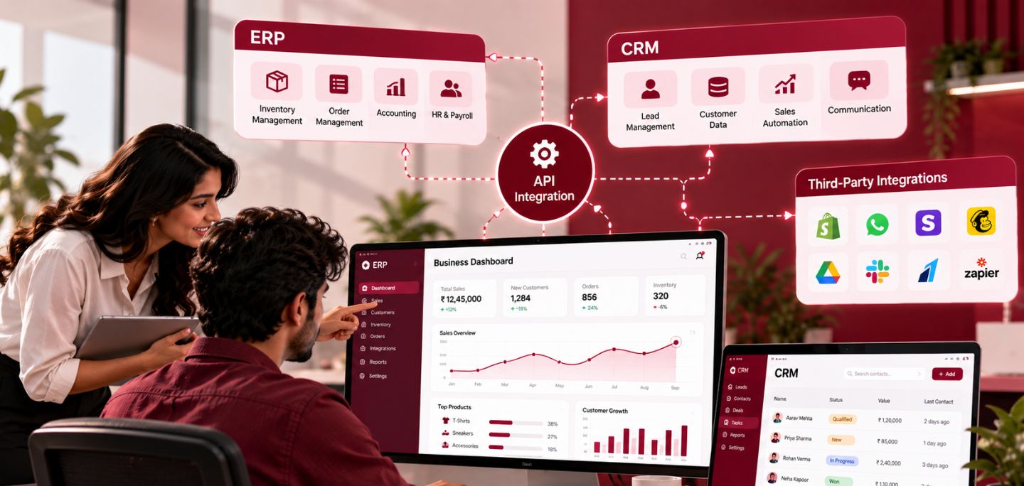 ERP, CRM & API Integration